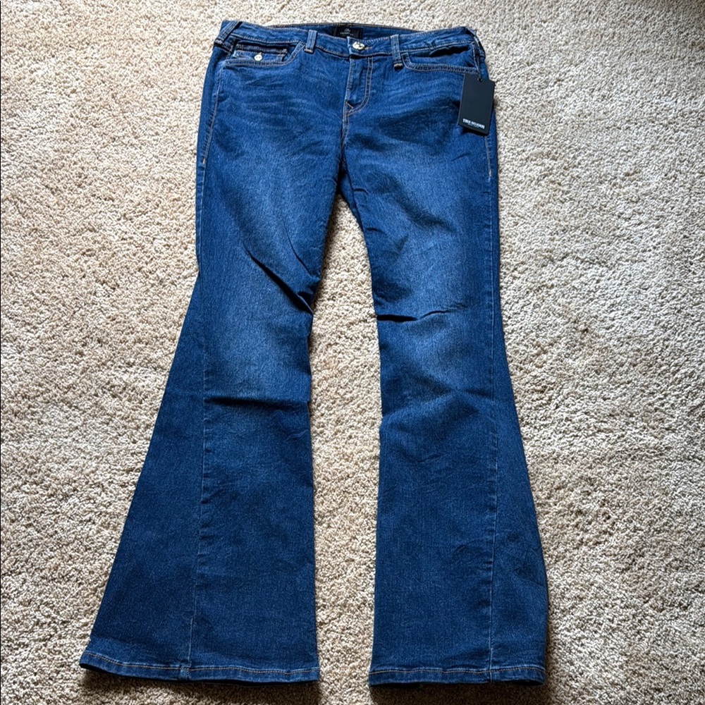 Women's Blue Flared Jeans